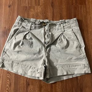 American Eagle khaki shorts, size 8